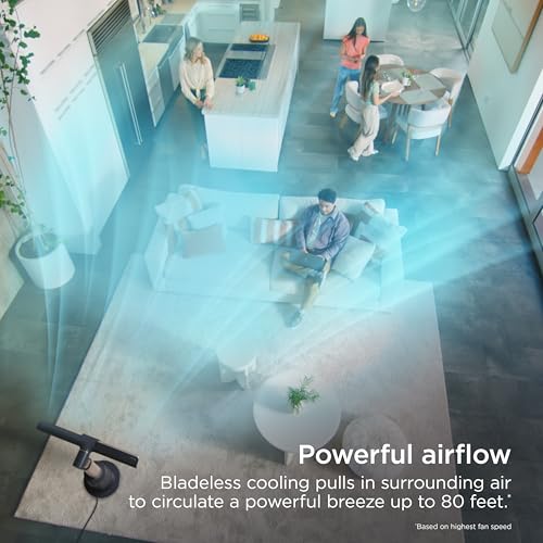 Shark TurboBlade Tower Fan: Customizable, 180° Oscillation, 10 Speeds