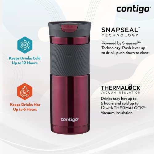 Contigo Byron SNAPSEAL 470ml Travel Mug - Leakproof & Insulated