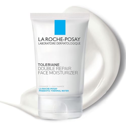 La Roche-Posay Face Cream, Daily Moisturizer with Ceramide & Niacinamide for All Skin Types - Hydrating & Fragrance Free