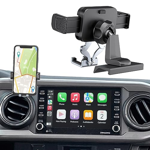 Toyota Tacoma Car Phone Holder 3rd Gen Dashboard Clip - Adjustable Stand & Mount for Smartphones