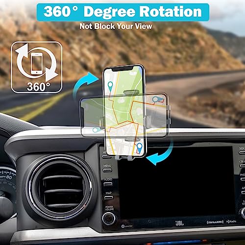 Toyota Tacoma Car Phone Holder 3rd Gen Dashboard Clip - Adjustable Stand & Mount for Smartphones