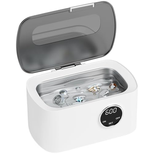 Jewelry Sonic Cleaner: Professional Ultrasonic Bath Machine - 600ml