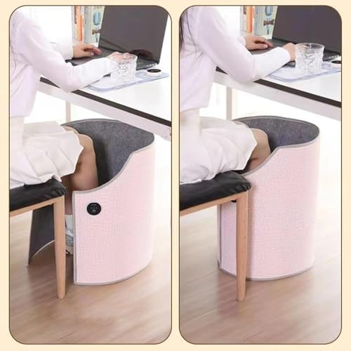 Leg-A-Loo Folding Electric Foot Warmer - Portable Leg Heater for Home & Office