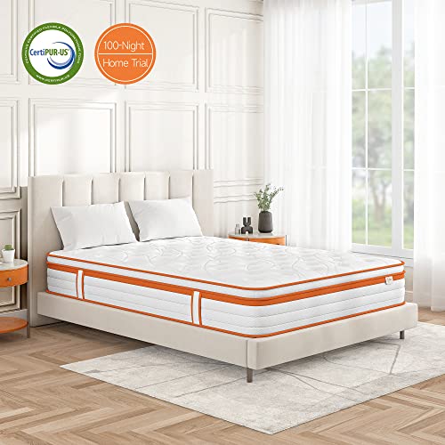 TeQsli 3FT Gel Memory Foam Single Mattress - Orthopedic 7 Zone Pocket Sprungs - Medium Firm - 10 inch