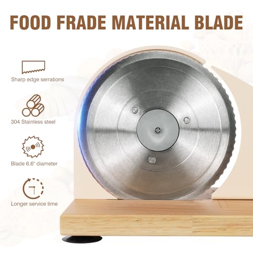 Versatile Hand Crank Bread Slicer for Sourdough & Crusty Bread - Stainless Steel, Adjustable Width - Homemade & Commercial