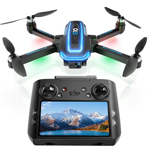 Brand G10 Camera Drones: 4k Pro Quadcopter, HD Screen, Follow Me, GPS Auto Return