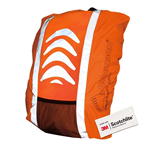 Salzmann Reflective Backpack Cover 3M | High Visibility, Waterproof | Cycling, Running, Hiking