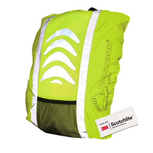 Salzmann Backpack Cover 3M Reflective | High Visibility Waterproof | Cycling, Running, Hiking