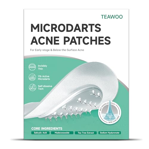 Microdart Acne Patches 36-Count, Salicylic Acid, Madecossoside, Deep Blemishes