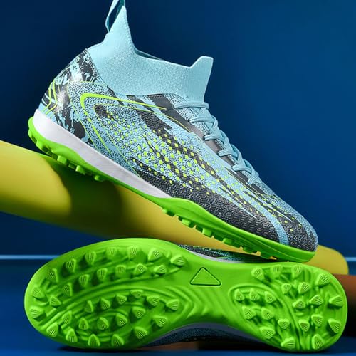 Donbest Boys Football Shoes AG FG Cleats, Astro Turf Trainers, Professional Spikes - Kids Soccer Boots