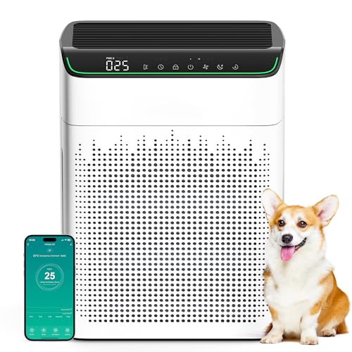 Air Purifier for Large Room up to 1690 ft², HEPA Filter, WiFi, Alexa, Smoke & Odor Control