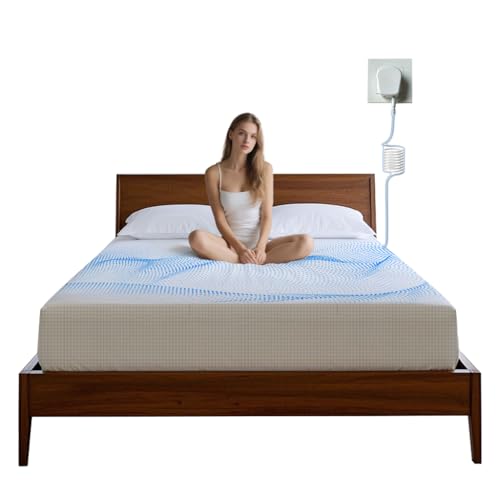 Grounding Double Size Bed Sheet, Organic Cotton & Silver Fiber, Beige, 135x190x35cm