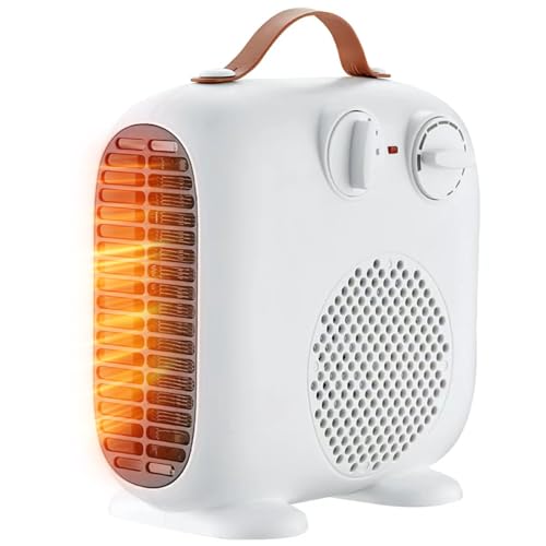 Portable 2000W Electric Heater: Low Energy, Silent, 3 Modes for Room, Office