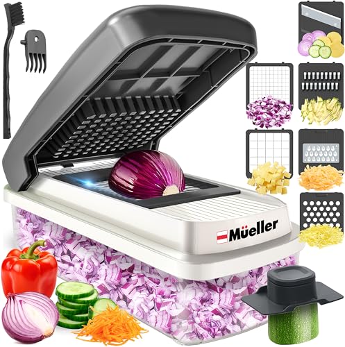 Mueller Vegetable Chopper Mandoline Slicer for Food & Cheese