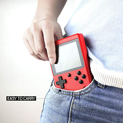 Retro Handheld Game Console, 3.0" Screen, 500 Classic Games - TV Connect, 2 Players - Fun Gift for Kids, Adults, Boys, Girls