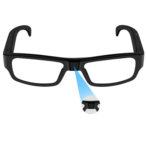 HD 1080P Video Smart Glasses for Outdoor Sports & Action, Wearable Camera for Cycling, Driving, Hunting, Hiking, Fishing