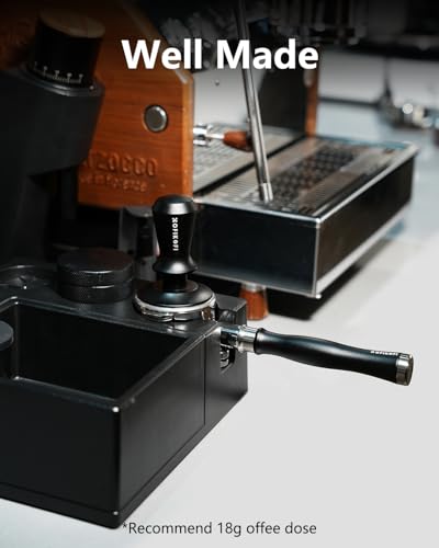 KOFIKOFI 58mm Bottomless Portafilter with Puck Screen - Espresso Naked Portafilter for E61, Flair 58 - Stainless Steel Basket