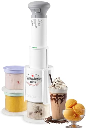 Cuisinart Freeze Wand Ice Cream Maker | 5 Presets for Delicious Desserts | High-Protein, Dairy-Free, Vegan Options