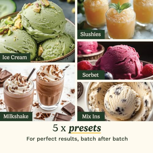 Cuisinart Freeze Wand Ice Cream Maker | 5 Presets for Delicious Desserts | High-Protein, Dairy-Free, Vegan Options