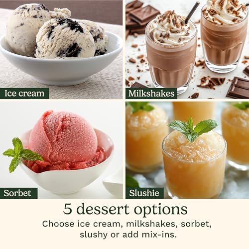 Cuisinart 5-in-1 Frozen Dessert Maker with Mixing Cups - Easy to Use, FastFreeze Technology