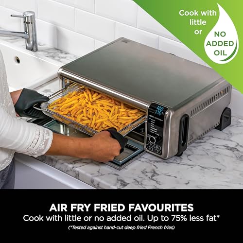 Ninja Foodi 8-in-1 Flip Oven: Portable Mini Oven for Countertop - Multifunctional with 8 Cooking Functions - Air Fry, Roast, Grill