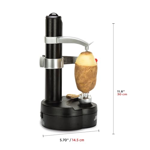 Starfrit Rotato Express Electric Peeler - Effortlessly Peel Vegetables - Safe & Easy - 2 Spare Blades