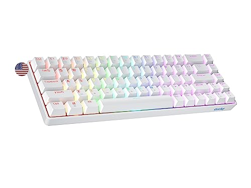 Geeky 65% Hot Swappable RGB Gaming Keyboard for PC/Mac
