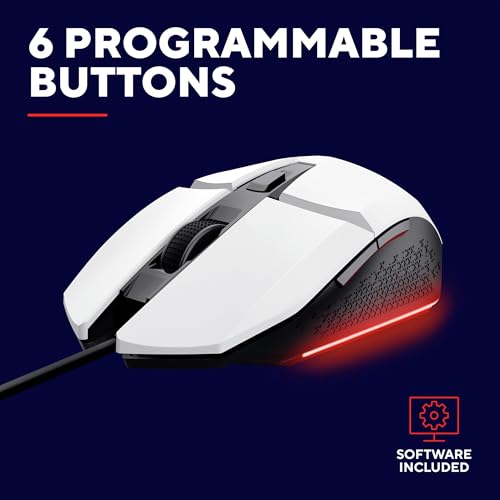 GXTrust Vylax Gaming Mouse, 6 Buttons, RGB Lighting, 200-6400 DPI