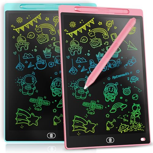 Genialba 8.5 inch LCD Drawing Tablet for Kids - Colorful Screen Writing Board - Educational Toy for 3-7 Year Olds