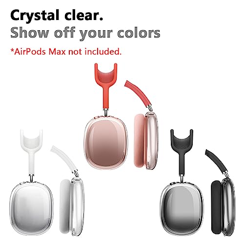 Ainiv Airpods Max Soft TPU Case 2 Pack, Anti-Scratch Skin Cover - Shockproof Accessories for AirPods Max Headphones