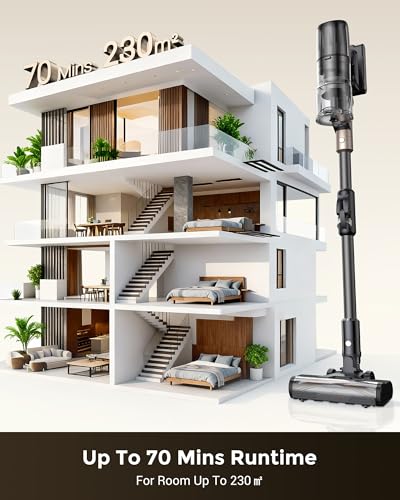 Proscenic P20 Cordless Vacuum Cleaner 70Kpa, Mop, GreenEye Detection