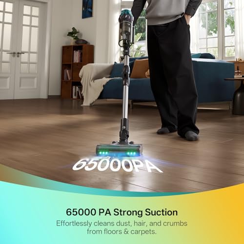 Vexilar V15Max Cordless Vacuum: Powerful Suction, 60Mins Runtime, Anti-Tangle Stick, GreenEye Tech