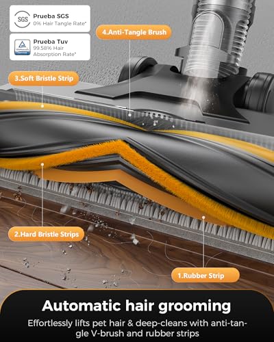 Proscenic P15 Cordless Vacuum: Powerful 600W, 55Kpa, 70Min Runtime