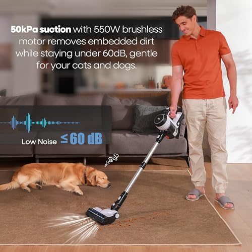 AlloyMove Cordless Vacuum: Powerful 50Kpa Stick Cleaner