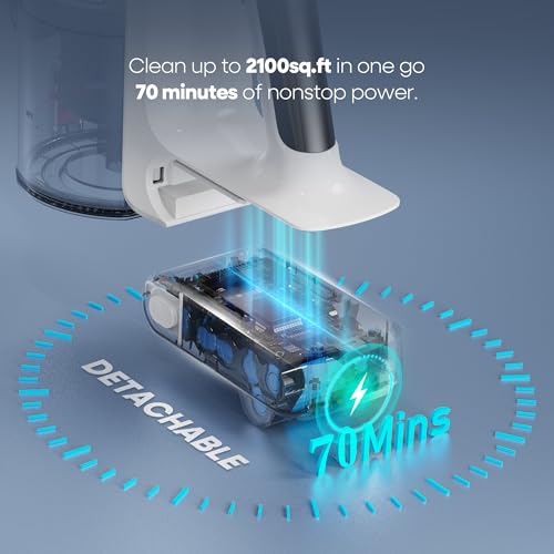 AlloyMove Cordless Vacuum: Powerful 50Kpa Stick Cleaner