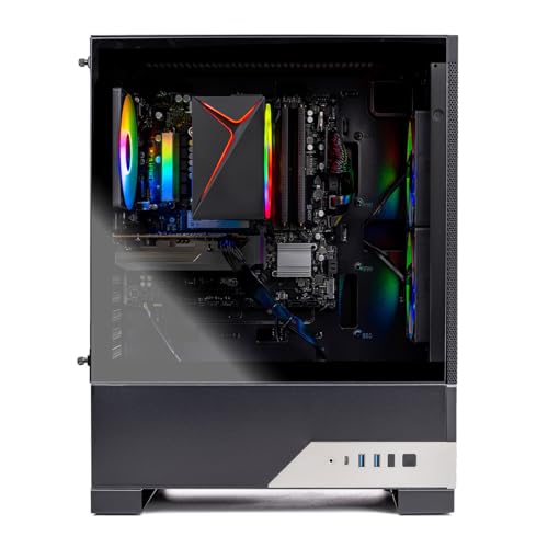 Skytech Nebula Gaming PC AMD Ryzen 5 5500, 3.6 GHz, RTX 5050 8GB, 1TB SSD, 16GB RAM, Win 11, Gold PSU