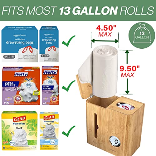 Ayos Trash Bag Dispenser: 2-in-1 Grocery & Garbage Bag Holder