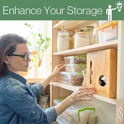 Ayos Trash Bag Dispenser: 2-in-1 Grocery & Garbage Bag Holder