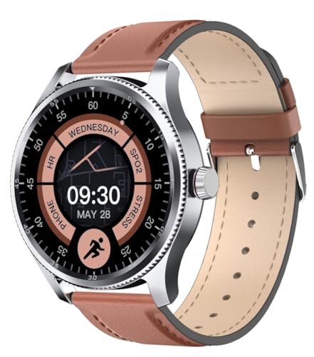 TOOBUR Smart Watch with Alexa, Call Answering, IP68 Waterproof - Heart Rate, Step Counter, Sleep Tracker - 100 Sports Modes - Android/iOS Compatible