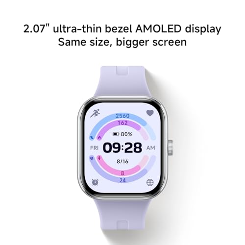 XIAOMI Redmi Watch 5 Smartwatch: Sports Fitness Tracker, AMOLED, 24-Day Battery, Bluetooth, 150+ Modes, Heart Rate, Sleep Tracking, GPS
