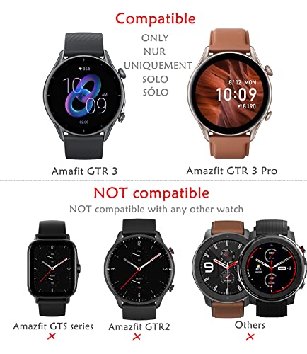 sciuU Amazfit GTR3 Pro Case [2 Pack] Soft TPU Screen Protector