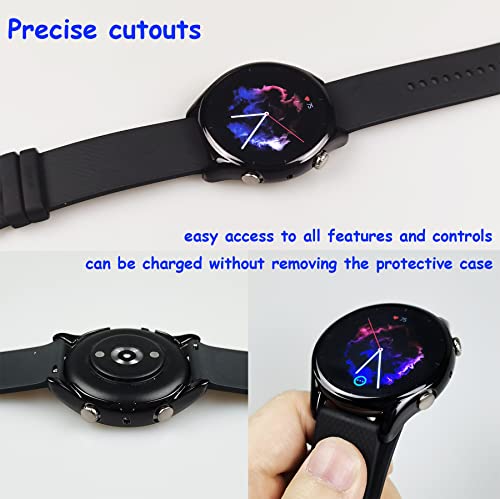 sciuU Amazfit GTR3 Pro Case [2 Pack] Soft TPU Screen Protector