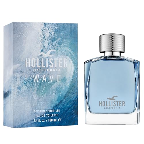 Hollister Wave for Him Eau de Toilette, Fresh Scent, 100ml