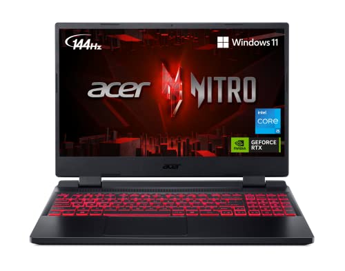 Acer Nitro 5 Gaming Laptop, Core i5, RTX 3050 GPU, 15.6" FHD Display, 8GB DDR4