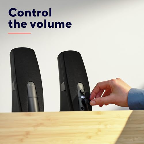 Almo 2.0 PC Speaker Set, 10W Peak Power, USB Sound System