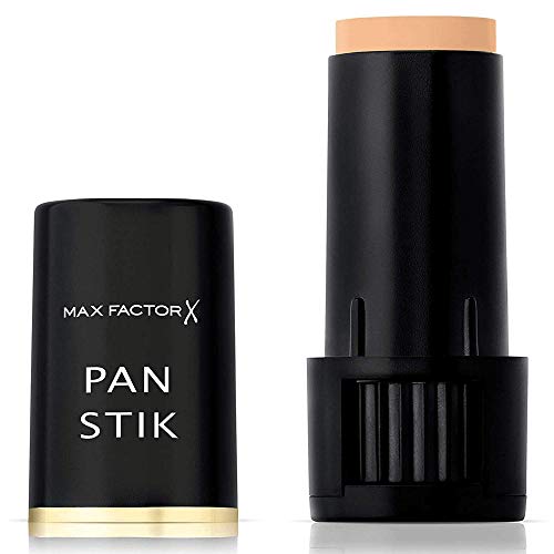 Max Factor Pan Stik Foundation 25 Fair, Full Coverage, Smooth Texture - Dewy Skin Look