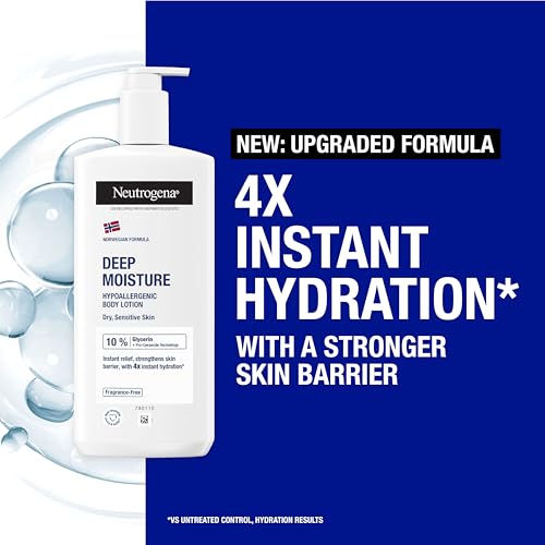 Neutrogena Deep Moisture Body Lotion 400ml, Fragrance-Free