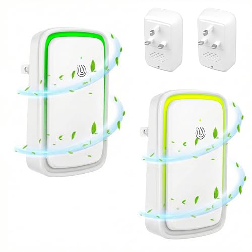 UK Mini Plug-In Air Purifier for Bedroom Home - Dust, Smokers, Pet - Ionizer Inch